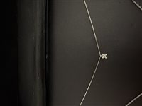 Collana Polello Donna in Oro bianco Diamante E2968CB